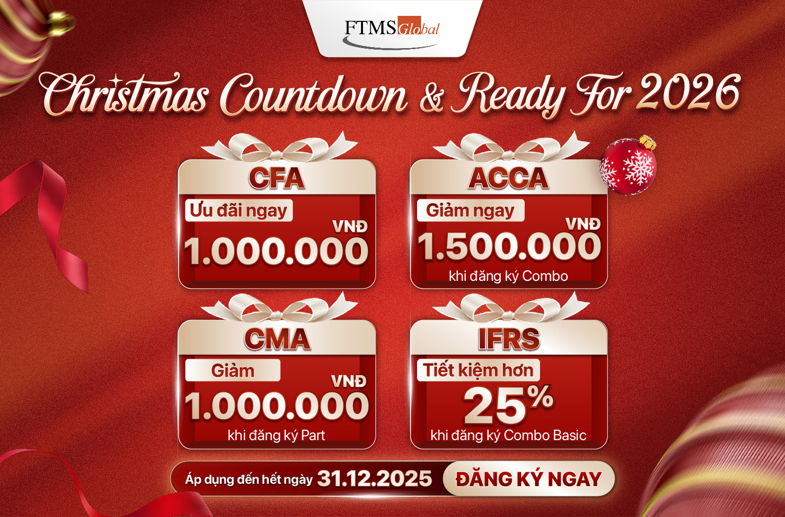 Christmas Countdown - Chuẩn Bị Năng Lực Vững Vàng Cho 2026 Cùng FTMS Global