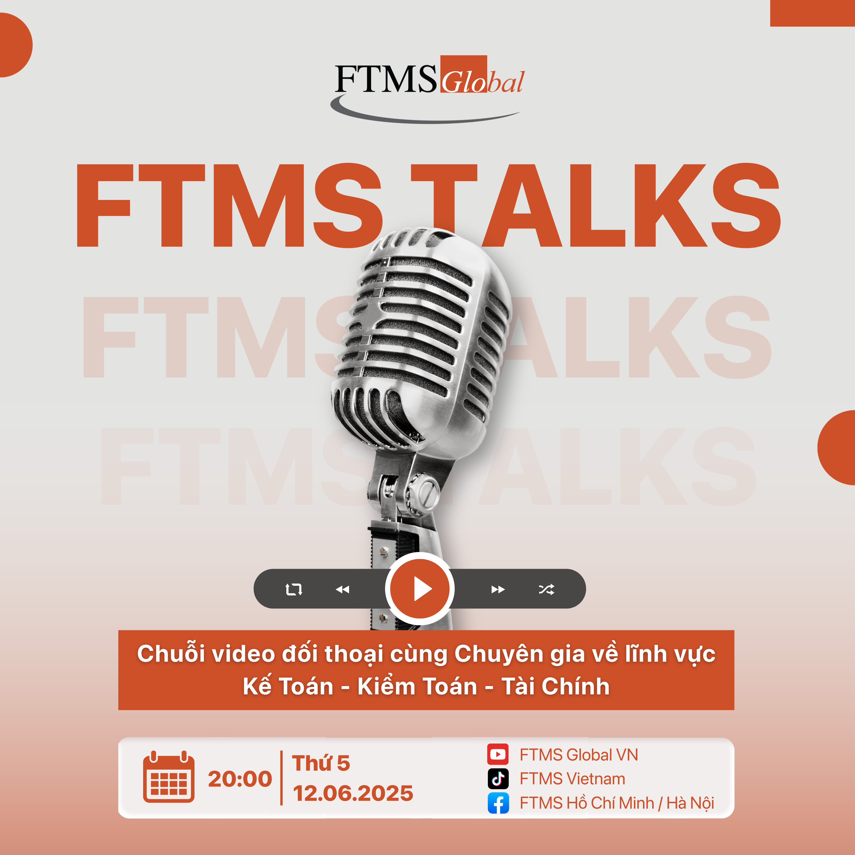 [FTMS Talks] Hành trình bước vào tâm điểm ngành Kế – Kiểm – Tài chính 