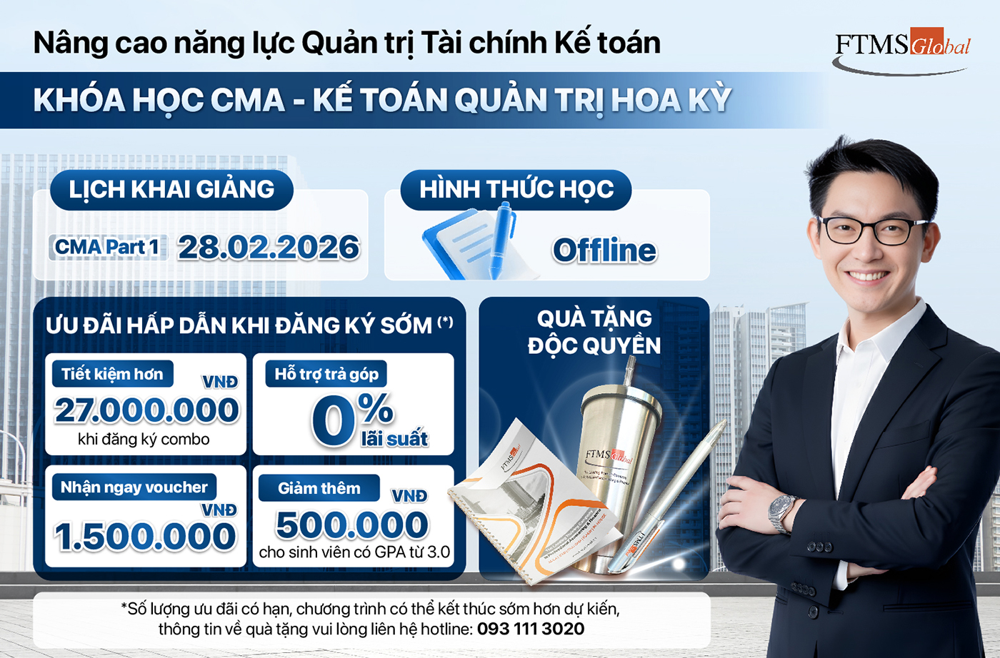 Khai giảng khoá học CMA tại FTMS.HCM